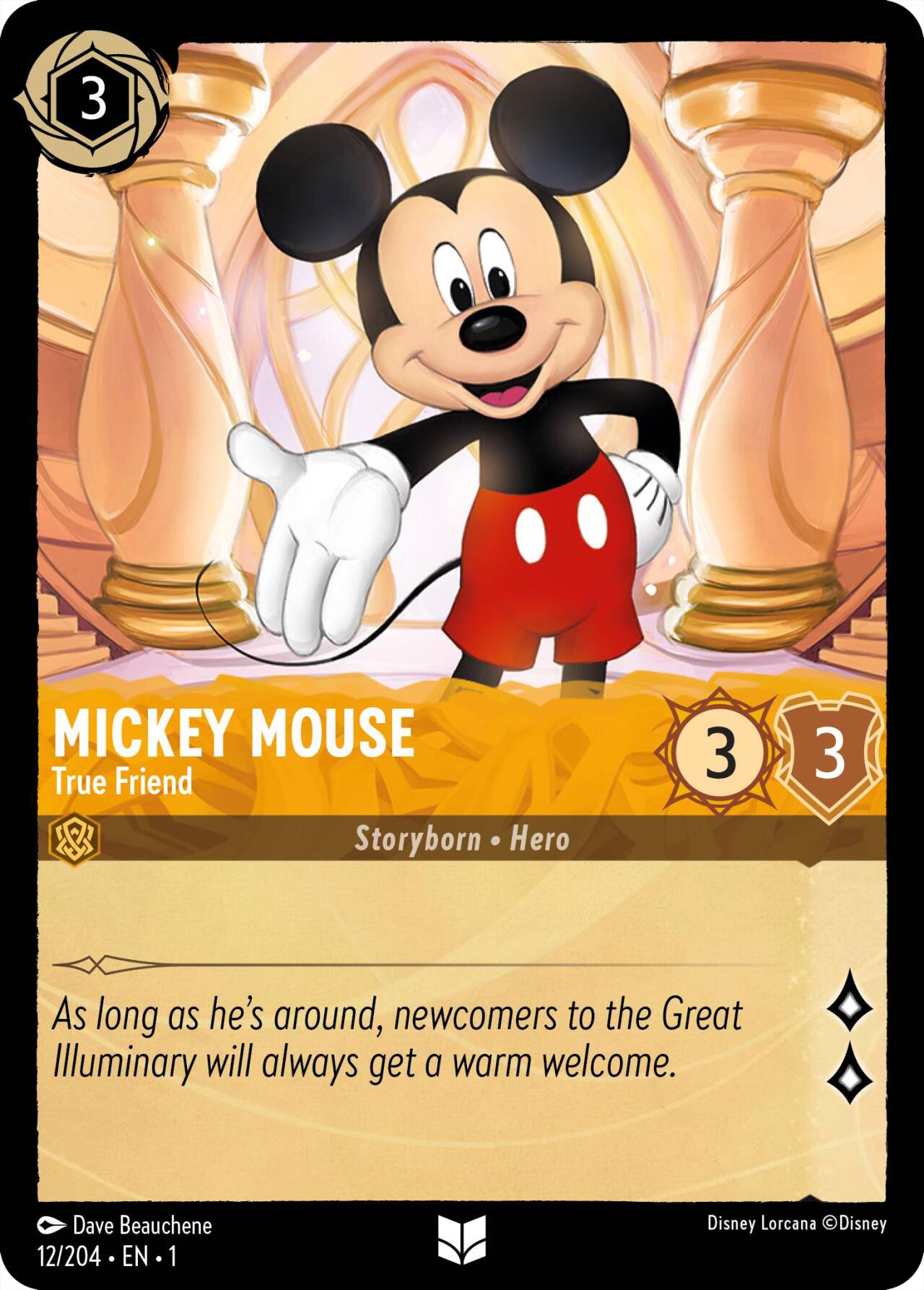 Mickey Mouse - True Friend (12/204) [The First Chapter] - Trinity Hobby
