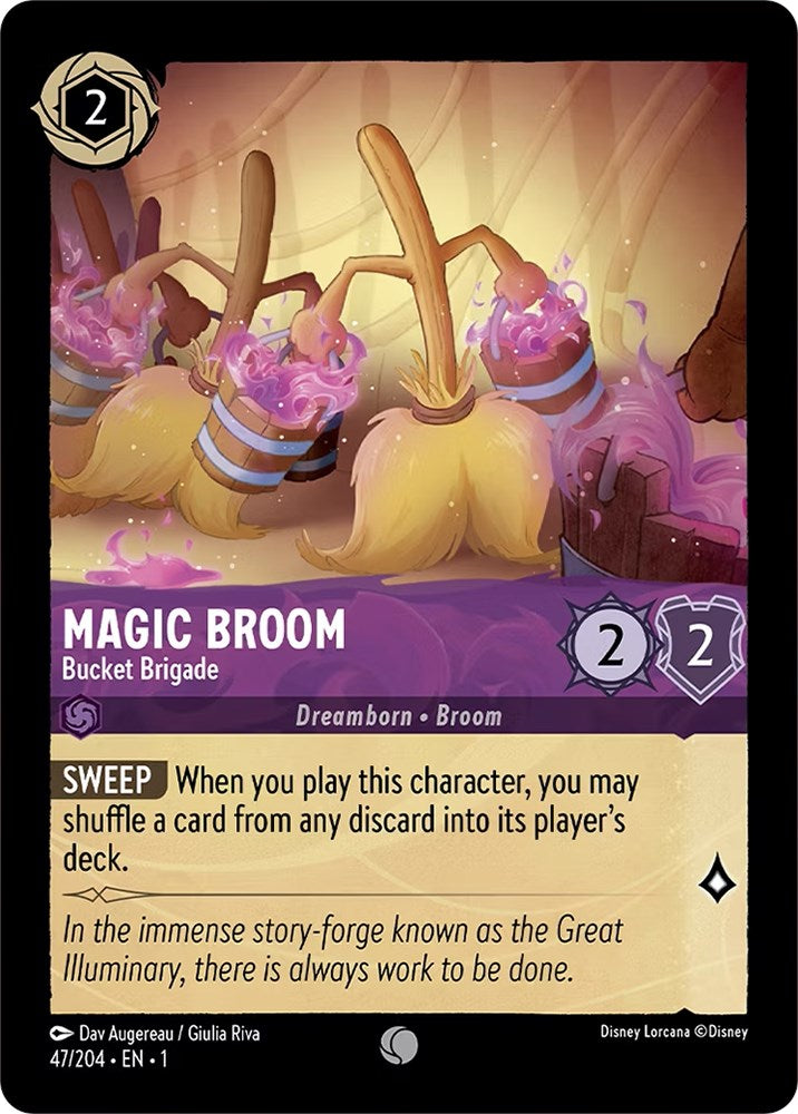 Magic Broom - Bucket Brigade (47/204) [The First Chapter] - Trinity Hobby