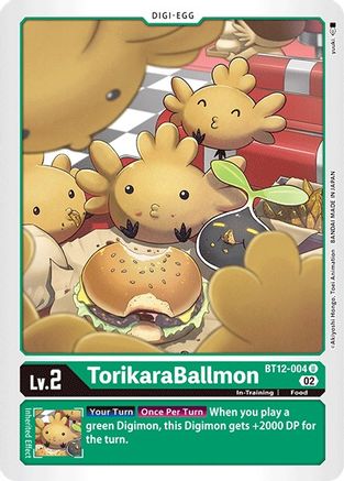 TorikaraBallmon [BT12-004] [Across Time] - Trinity Hobby
