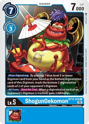 ShogunGekomon [BT12-026] [Across Time] - Trinity Hobby