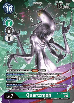 Quartzmon [BT12-057] (Alternate Art) [Across Time] - Trinity Hobby