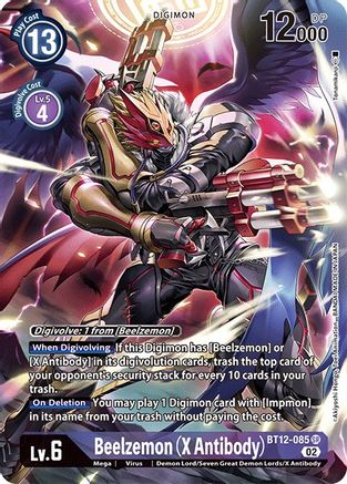 Beelzemon (X Antibody) [BT12-085] (Alternate Art) [Across Time] - Trinity Hobby