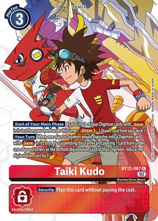 Taiki Kudo [BT12-087] (Art alternatif) [À travers le temps] 
