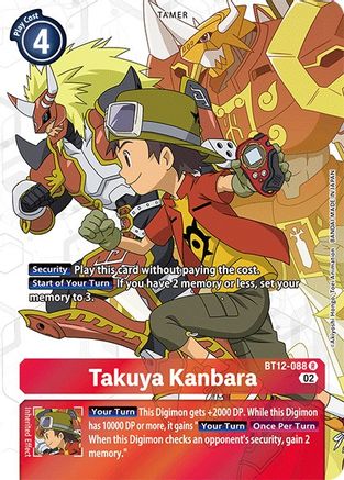 Takuya Kanbara [BT12-088] (Alternate Art) [Across Time] - Trinity Hobby
