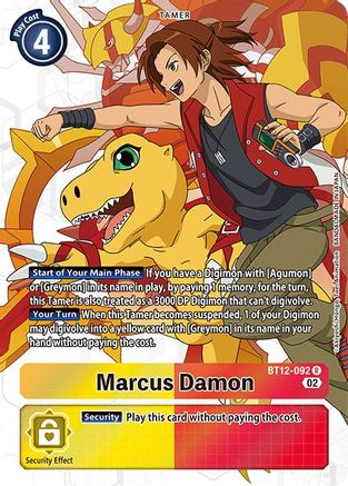 Marcus Damon [BT12-092] (Alternate Art) [Across Time] - Trinity Hobby