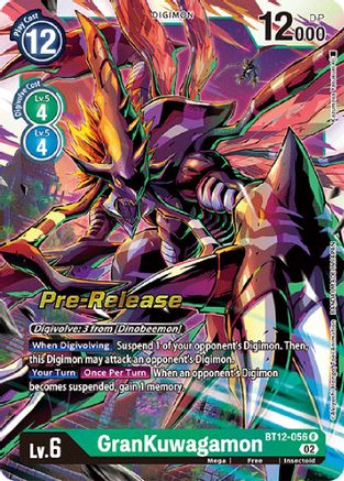 GranKuwagamon [BT12-056] [Cartes de pré-version à travers le temps] 