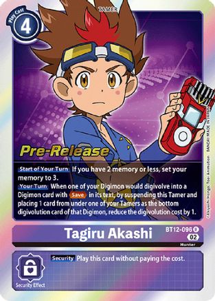 Tagiru Akashi [BT12-096] [Across Time Pre-Release Cards] - Trinity Hobby