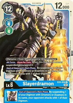 Slayerdramon [EX3-024] [Revision Pack Cards] - Trinity Hobby