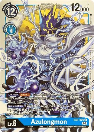 Azulongmon [EX3-025] [Revision Pack Cards] - Trinity Hobby