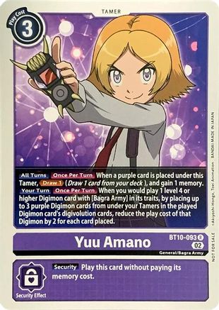 Yuu Amano [BT10-093] [Revision Pack Cards] - Trinity Hobby