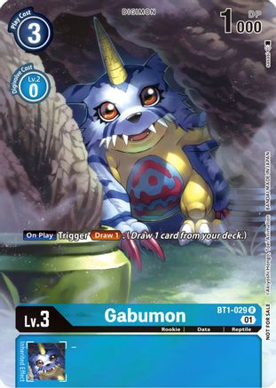 Gabumon [BT1-029] (Official Tournament Pack Vol.9) [Release Special Booster Promos] - Trinity Hobby