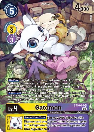 Gatomon [ST10-04] (Official Tournament Pack Vol.9) [Starter Deck: Parallel World Tactician Promos] - Trinity Hobby