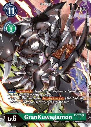 GranKuwagamon [P-025] (Winner Pack Across Time) [Promotional Cards] - Trinity Hobby