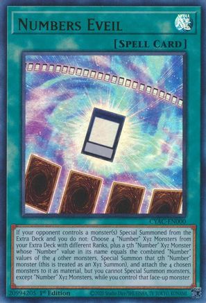 Numbers Eveil [CYAC-EN000] Ultra Rare - Trinity Hobby