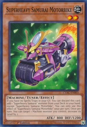 Superheavy Samurai Motorbike [CYAC-EN003] Common - Trinity Hobby