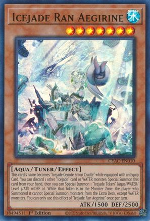 Icejade Ran Aegirine [CYAC-EN010] Ultra Rare - Trinity Hobby