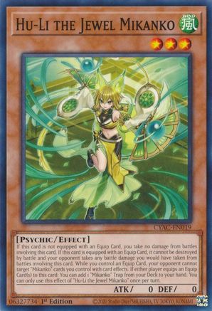 Hu-Li the Jewel Mikanko [CYAC-EN019] Common - Trinity Hobby