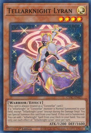 Tellarknight Lyran [CYAC-EN021] Super Rare - Trinity Hobby