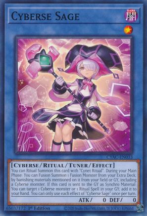 Cyberse Sage [CYAC-EN033] Common - Trinity Hobby