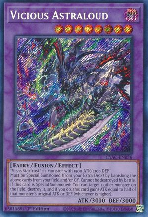 Vicious Astraloud [CYAC-EN036] Secret Rare - Trinity Hobby