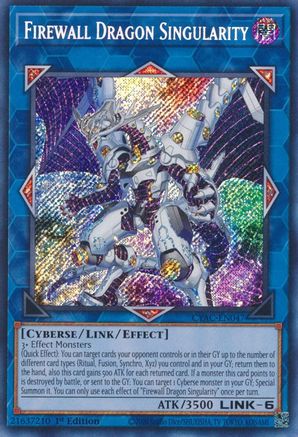 Firewall Dragon Singularity [CYAC-EN047] Secret Rare - Trinity Hobby