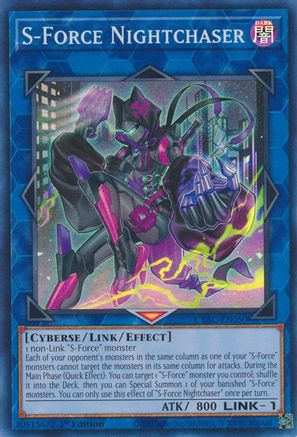 S-Force Nightchaser [CYAC-EN050] Super Rare - Trinity Hobby