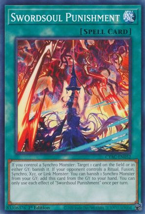 Swordsoul Punishment [CYAC-EN052] Common - Trinity Hobby