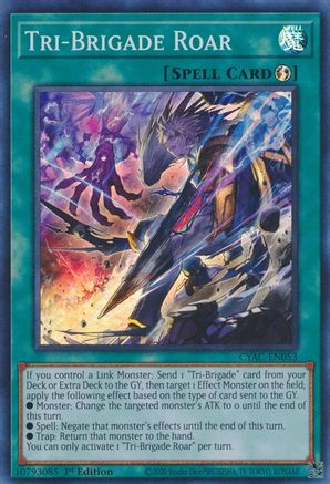 Tri-Brigade Roar [CYAC-EN053] Super Rare - Trinity Hobby