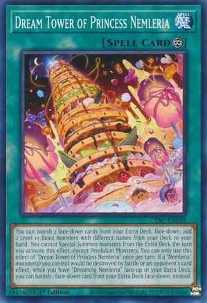 Dream Tower of Princess Nemleria [CYAC-EN059] Common - Trinity Hobby