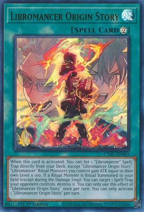 Libromancer Origin Story [CYAC-EN063] Ultra Rare - Trinity Hobby