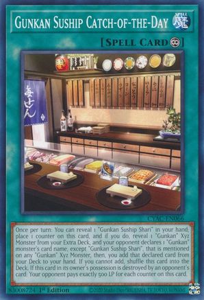 Gunkan Suship Catch-of-the-Day [CYAC-EN066] Common - Trinity Hobby
