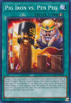 Pig Iron vs. Pen Peg [CYAC-EN068] Common - Trinity Hobby