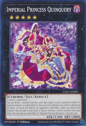 Imperial Princess Quinquery [CYAC-EN083] Common - Trinity Hobby
