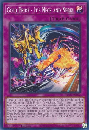 Gold Pride - It's Neck and Neck! [CYAC-EN092] Common - Trinity Hobby