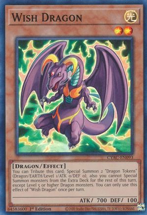 Wish Dragon [CYAC-EN093] Super Rare - Trinity Hobby