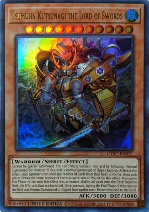Tsumuha-Kutsunagi the Lord of Swords [CYAC-ENSP1] Ultra Rare - Trinity Hobby