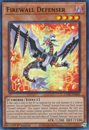 Firewall Defenser [CYAC-EN001] Ultra Rare - Trinity Hobby