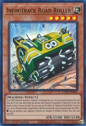 Infinitrack Road Roller [CYAC-EN022] Ultra Rare - Trinity Hobby