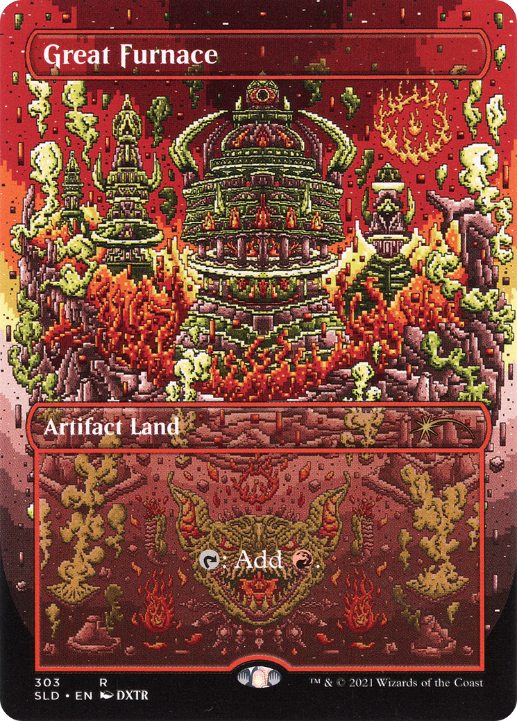 Great Furnace  [Foil]  (SLD-303) - [Secret Lair Drop] (Borderless) - Trinity Hobby