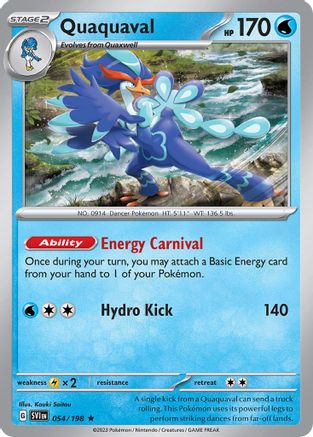 Quaquaval (054/198) (Theme Deck Exclusive) [Scarlet & Violet: Base Set] - Trinity Hobby