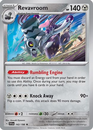 Revavroom (142/198) (Theme Deck Exclusive) [Scarlet & Violet: Base Set] - Trinity Hobby