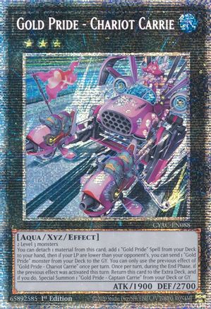 Gold Pride - Chariot Carrie [CYAC-EN088] Starlight Rare - Trinity Hobby