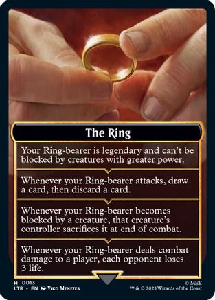 The Ring Helper Card  (LTR-013) - [The Lord of the Rings: Tales of Middle-earth] - Trinity Hobby