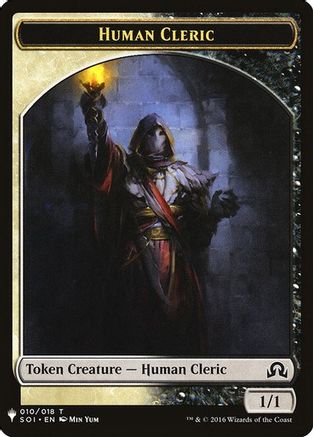 Human Cleric // Emblem - Arlinn, Embraced by the Moon Double-Sided Token  (LIST-10 // 18) - [The List Reprints] - Trinity Hobby