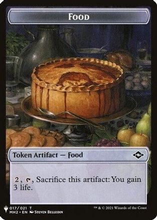 Food // Golem Double-sided Token  (LIST-17 // 27) - [The List Reprints] - Trinity Hobby