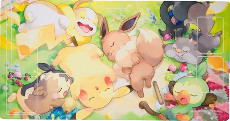 Playmat - Pikachu & Eevee “Thank you everyone” - Trinity Hobby