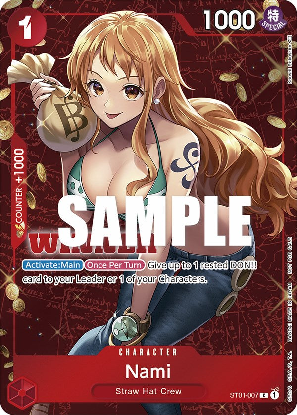 Nami (Tournament Pack Vol. 3) [Winner] (ST01-007) - [One Piece Promotion Cards] Foil - Trinity Hobby