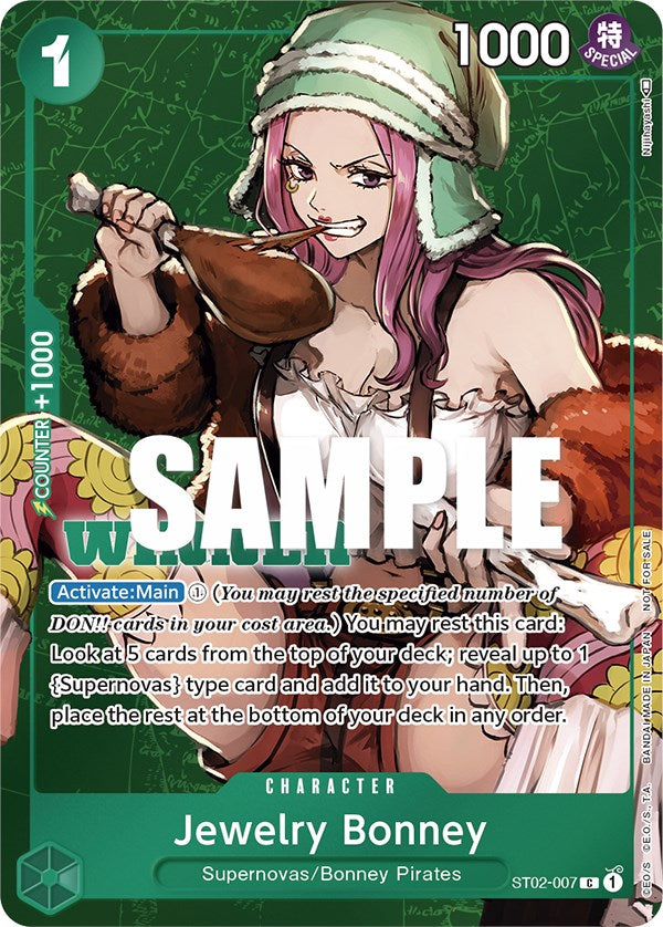 Jewelry Bonney (Tournament Pack Vol. 3) [Winner] (ST02-007) - [One Piece Promotion Cards] Foil - Trinity Hobby