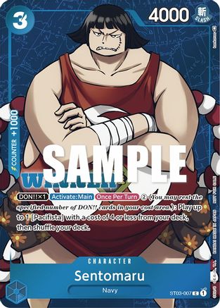 Sentomaru (Tournament Pack Vol. 3) [Winner] (ST03-007) - [One Piece Promotion Cards] Foil - Trinity Hobby