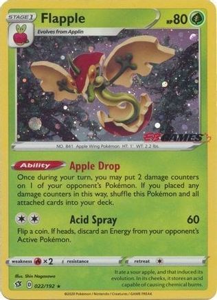 Flapple (EB Games Exclusive) - (022/192) Holofoil [Miscellaneous Cards & Products]
